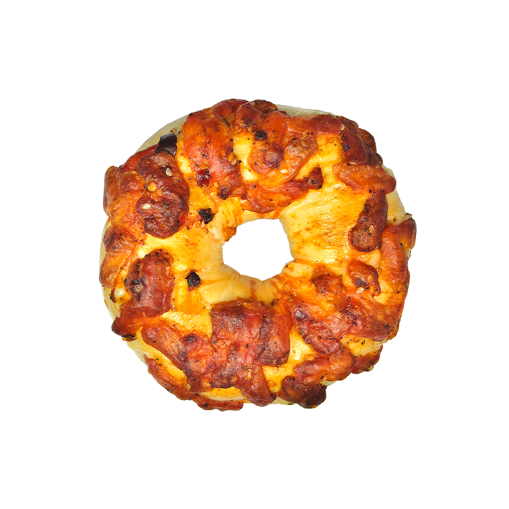 Bagel masticable con base de pollo y pimiento Teng