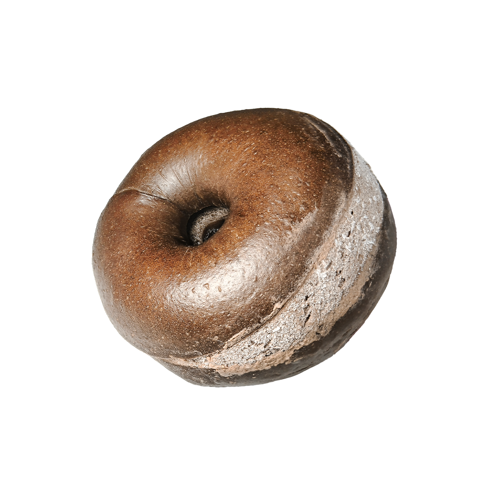 Bagel De Queso Crema Con Chocolate Y Cacao