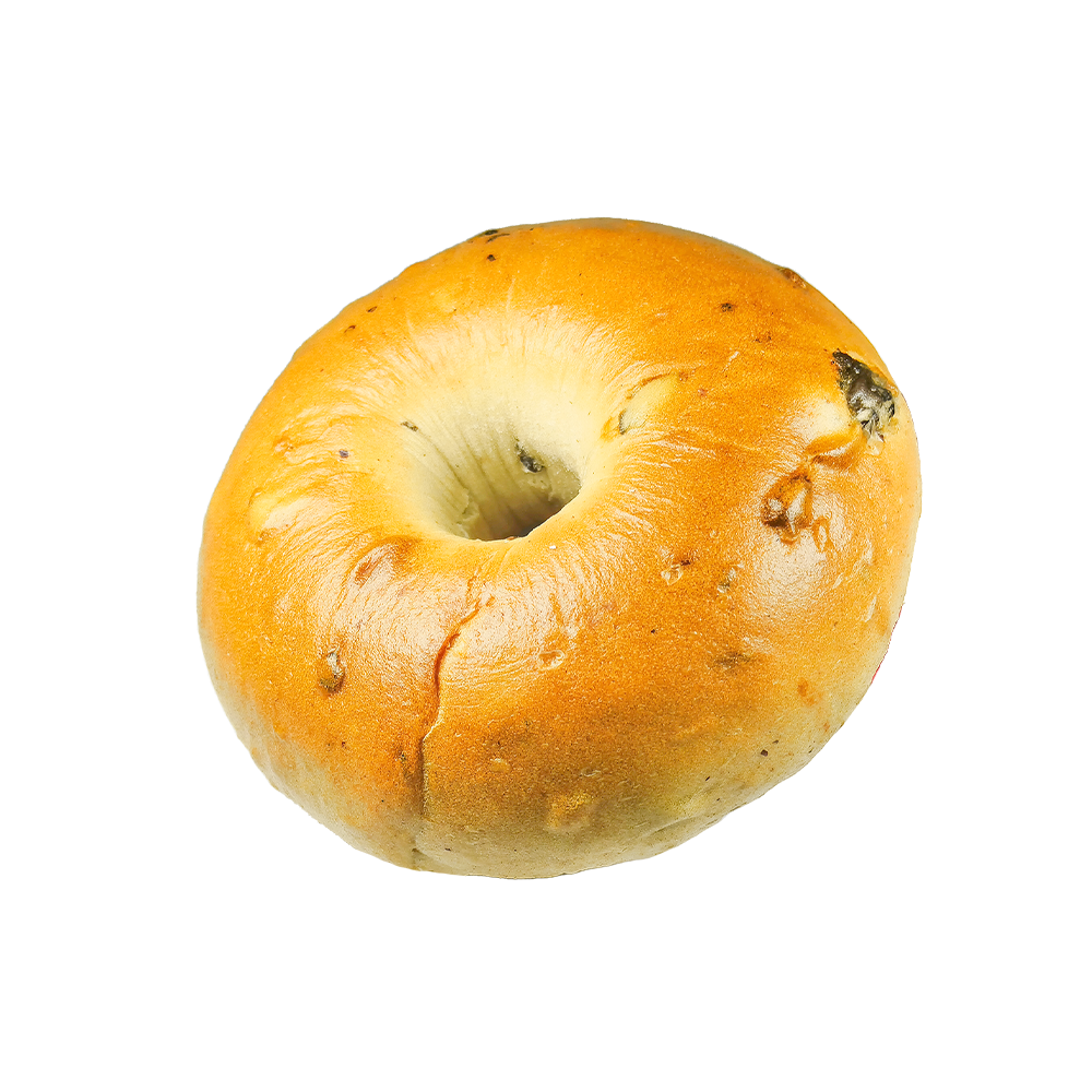 Bagel de pasas y canela naturalmente dulce
