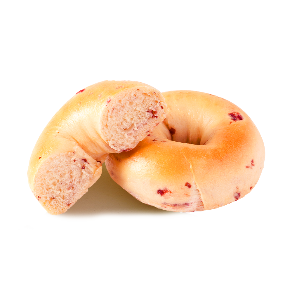 Bagel de arándanos saludable y bajo en grasas
